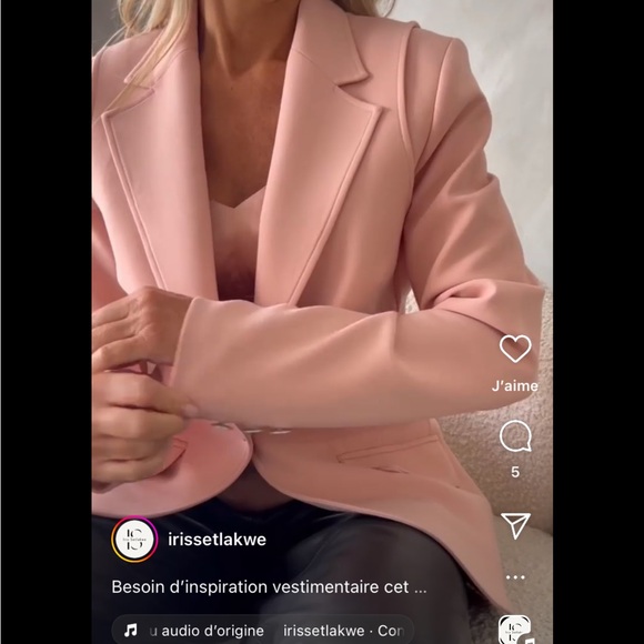 Iris Setlakwe blazer with satin cami - Picture 5 of 7